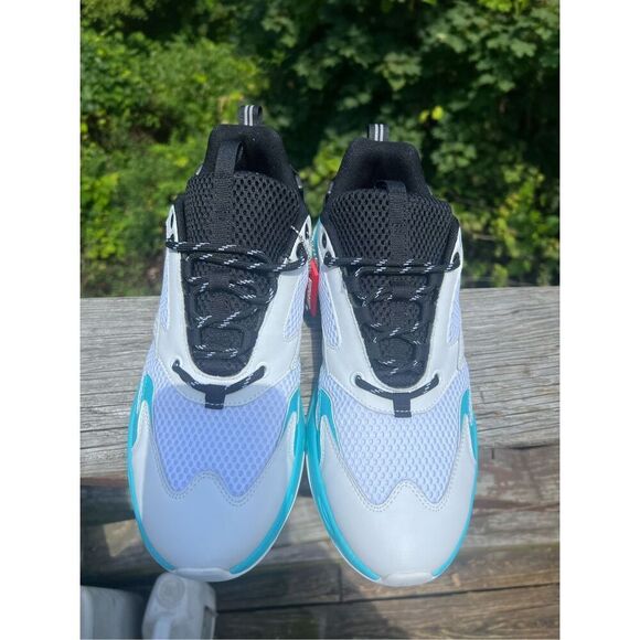 Triple 7 Men’s Aqua White  Sneakers Sz 10 NIB - Picture 6 of 8